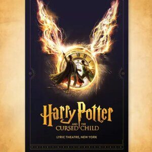 Harry Potter Cursed Child Theatre Souvenir Poster 14” x 22”
